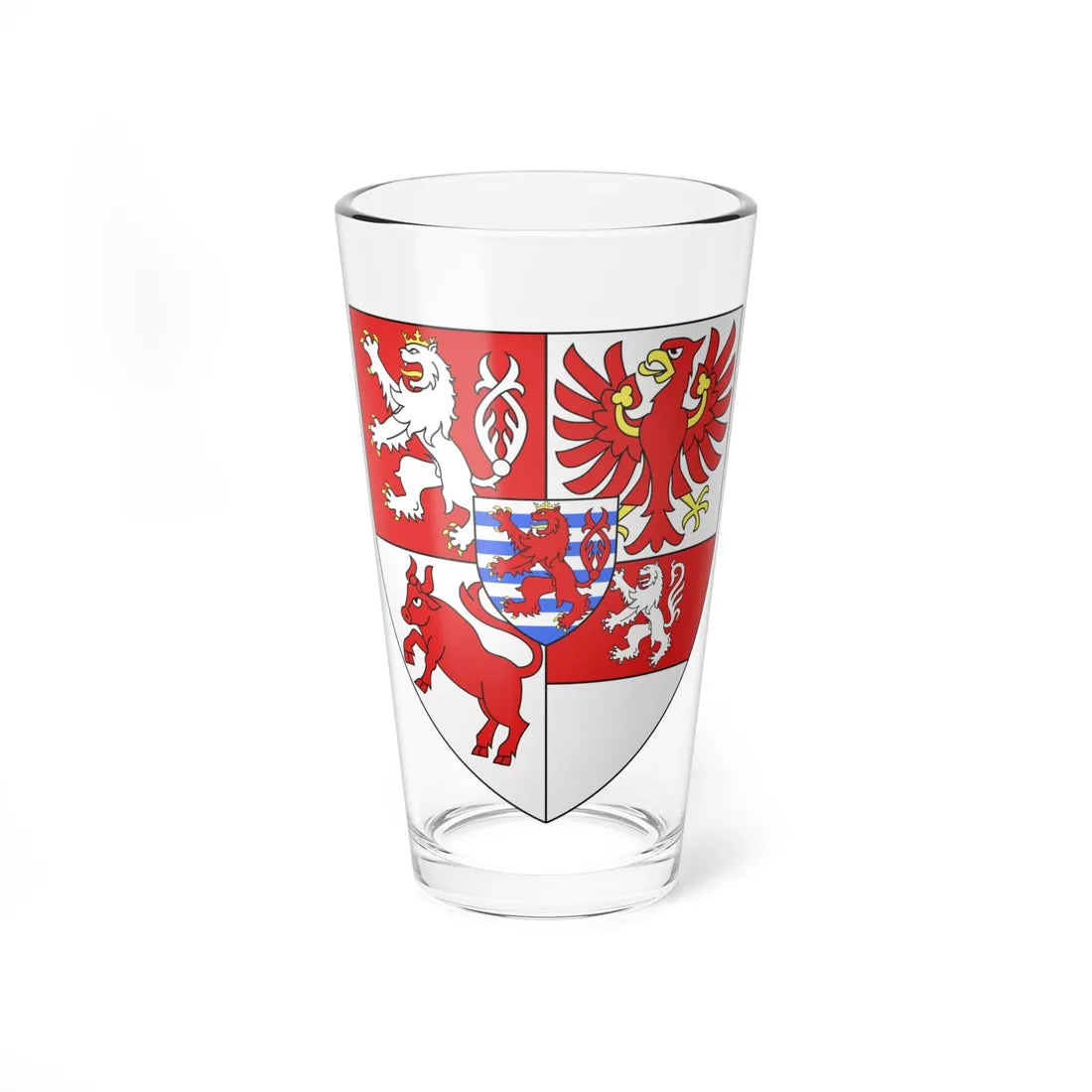 CoA Elizabeth of Görlitz (Czech Republic) (Coat of Arms) Pint Glass 16oz 16oz - Go Mug Yourself