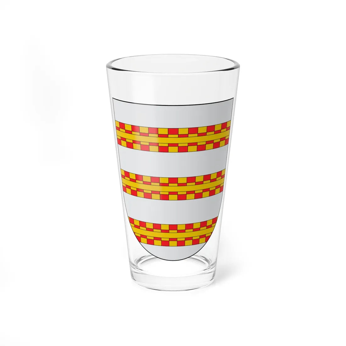 COA Escudo de los Arias de Saavedra - Condes de Castellar (Argentina) (Coat of Arms) Pint Glass 16oz 16oz - Go Mug Yourself