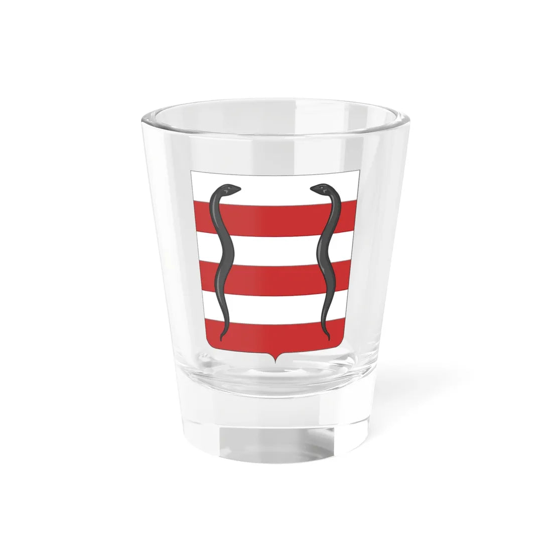 COA fam ITA Bissari (Italy) (Coat of Arms) Shot Glass 1.5oz 1.5oz - Go Mug Yourself