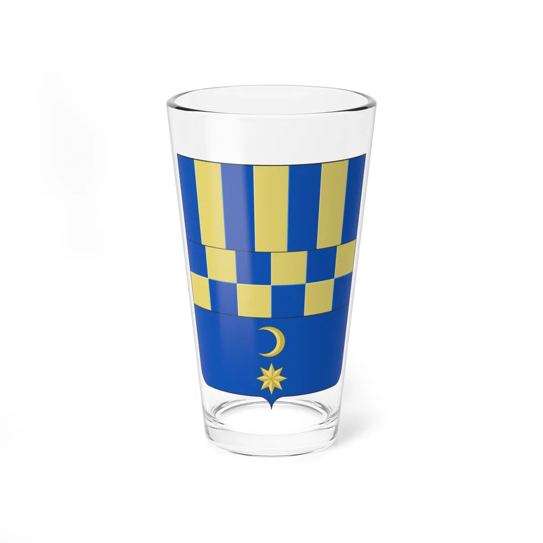 COA fam ITA Fumanelli (Italy) (Coat of Arms) Pint Glass 16oz - Go Mug Yourself