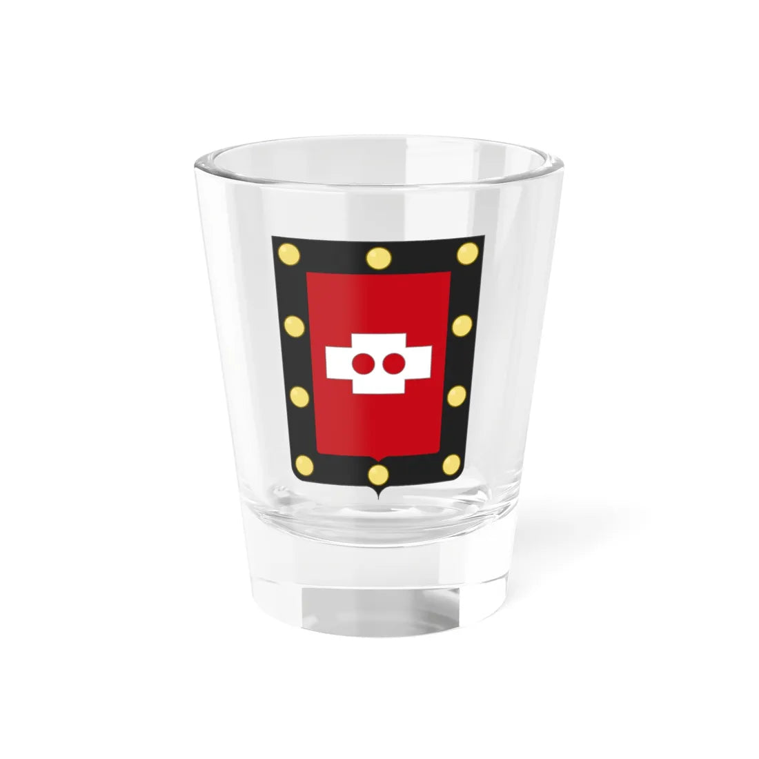 COA fam ITA Sala Bologna (Italy) (Coat of Arms) Shot Glass 1.5oz 1.5oz - Go Mug Yourself
