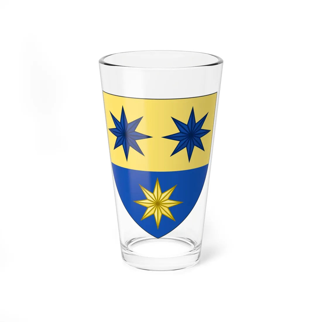 Coa fam ITA Salvani HrM (Italy) (Coat of Arms) Pint Glass 16oz 16oz - Go Mug Yourself
