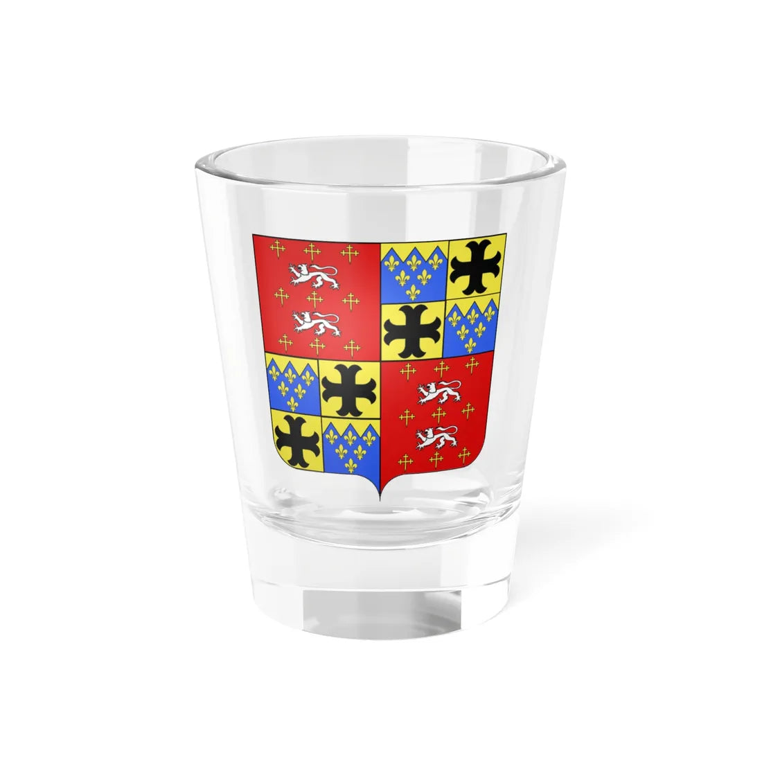 COA fam uk Acton-Dalberg (United Kingdom) (Coat of Arms) Shot Glass 1.5oz 1.5oz - Go Mug Yourself