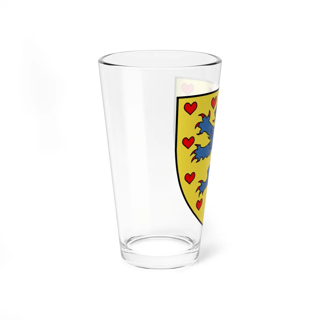 COA family de Fürsten von Lüneburg (Denmark) (Coat of Arms) Pint Glass 16oz - Go Mug Yourself