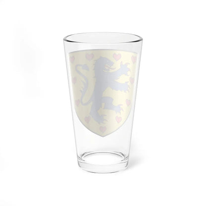 COA family de Fürsten von Lüneburg (Denmark) (Coat of Arms) Pint Glass 16oz - Go Mug Yourself