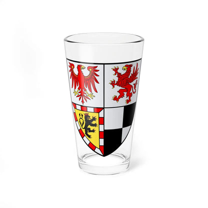 COA family de Markgrafen von Brandenburg 1465 (Germany) (Coat of Arms) Pint Glass 16oz 16oz - Go Mug Yourself
