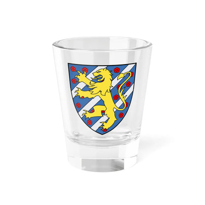 COA family sv Birger jarl (Sweden) (Coat of Arms) Shot Glass 1.5oz 1.5oz - Go Mug Yourself
