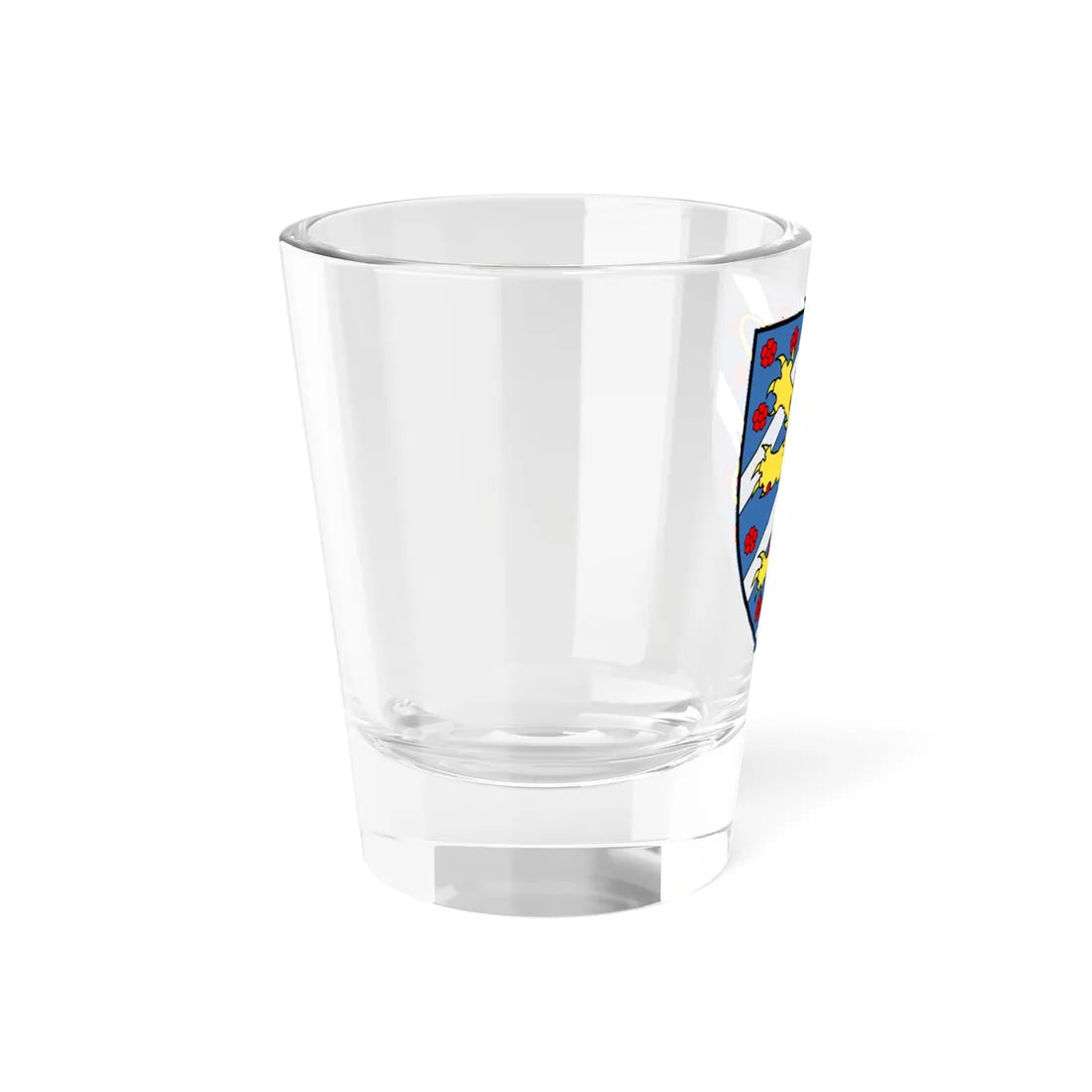 COA family sv Birger jarl (Sweden) (Coat of Arms) Shot Glass 1.5oz - Go Mug Yourself
