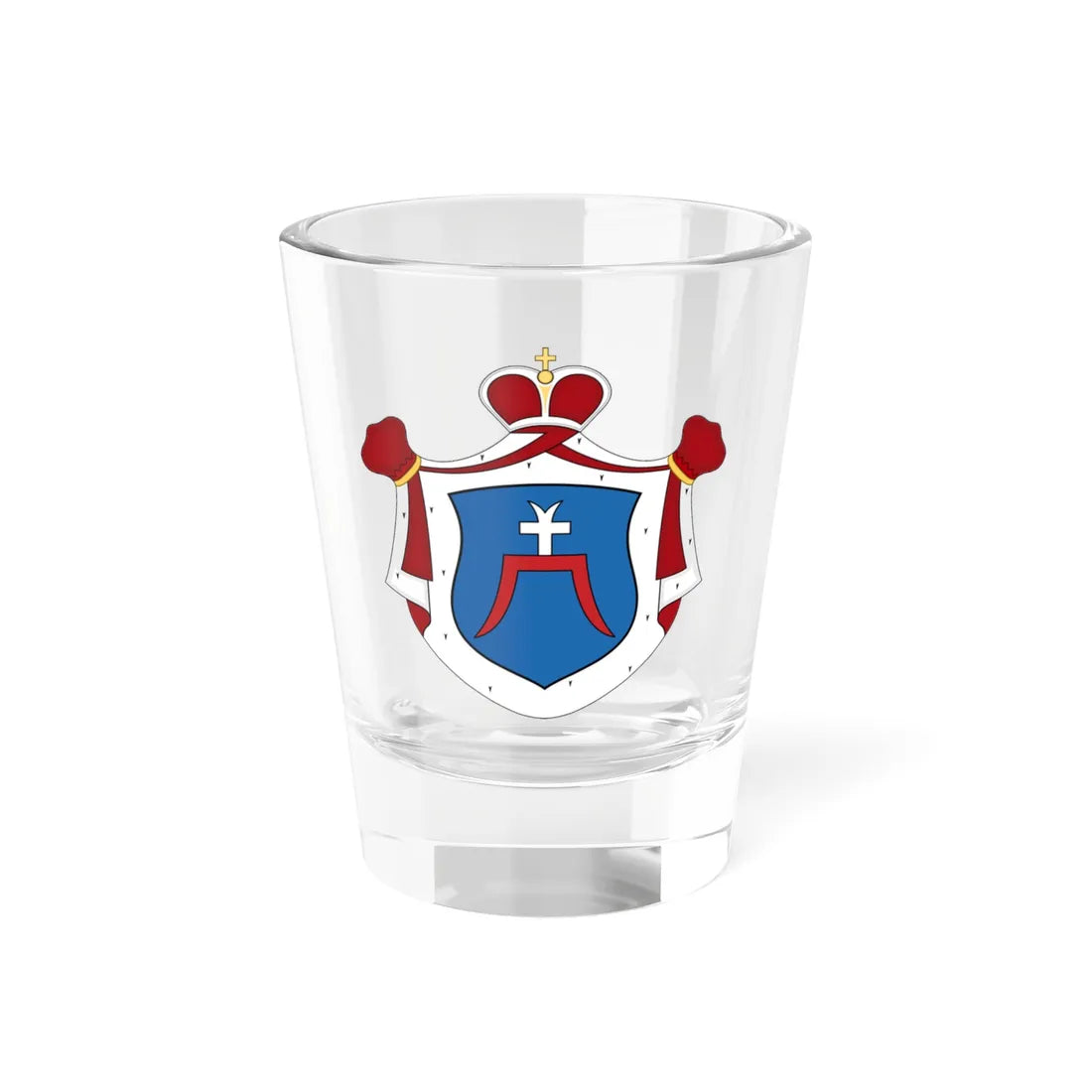 COA Fedorovich noble family (Poland) (Coat of Arms) Shot Glass 1.5oz 1.5oz - Go Mug Yourself