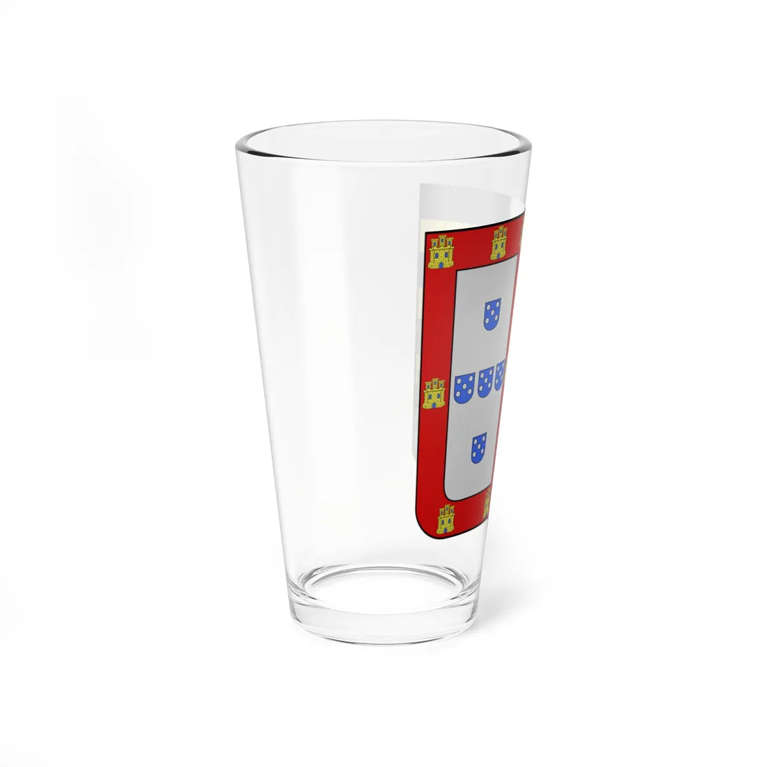 COA Ferdinand II of Portugal modern (Portugal) (Coat of Arms) Pint Glass 16oz - Go Mug Yourself