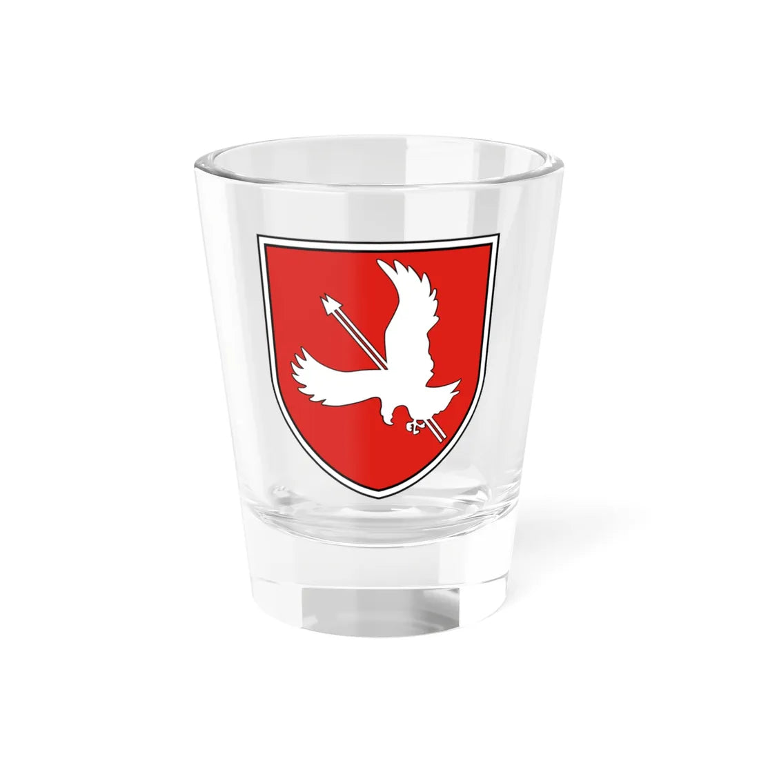 COA FlaRgt 2 (Germany) (Coat of Arms) Shot Glass 1.5oz 1.5oz - Go Mug Yourself