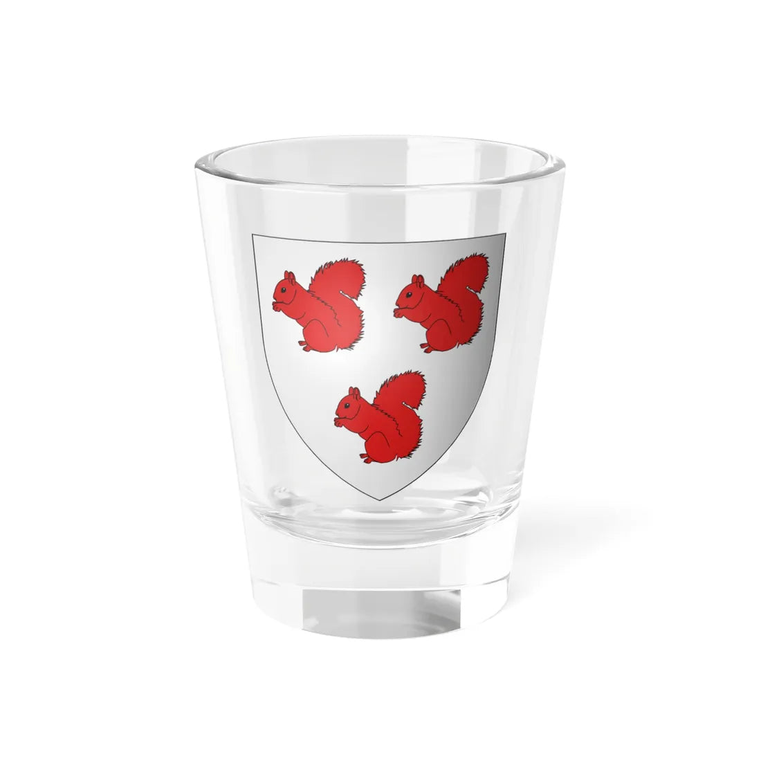 CoA fr St-Malon-sur-Mel (France) (Coat of Arms) Shot Glass 1.5oz 1.5oz - Go Mug Yourself