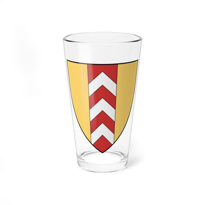 Coa France Family Comtes de Neuchâtel Neubourg (Switzerland) (Coat of Arms) Pint Glass 16oz 16oz - Go Mug Yourself