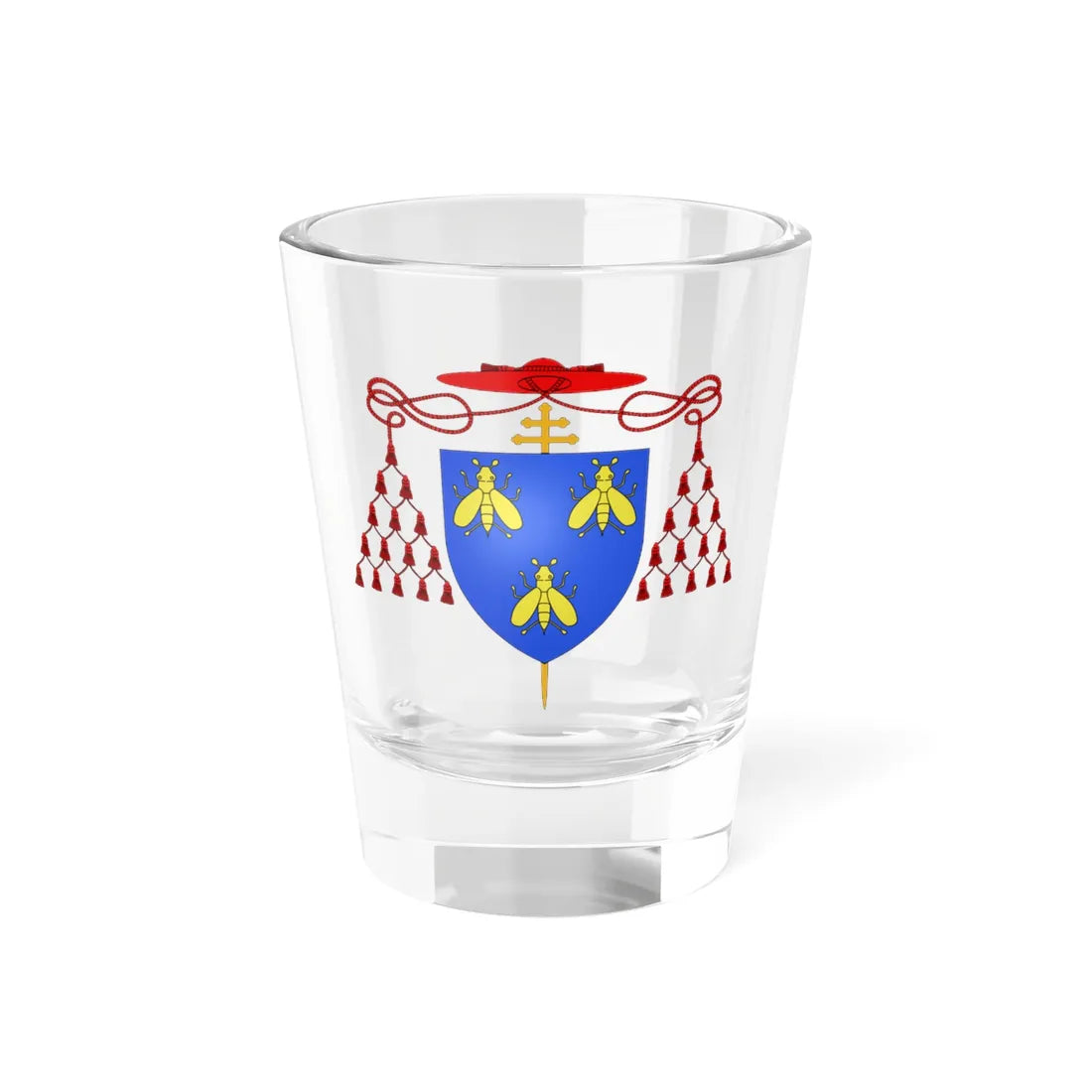 CoA Francesco Barberini Sr (Italy) (Coat of Arms) Shot Glass 1.5oz 1.5oz - Go Mug Yourself