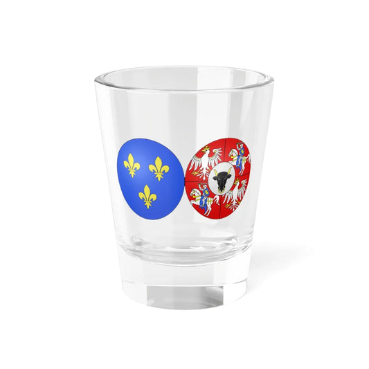 COA french queen Marie Leszczynska (Lithuania) (Coat of Arms) Shot Glass 1.5oz 1.5oz - Go Mug Yourself
