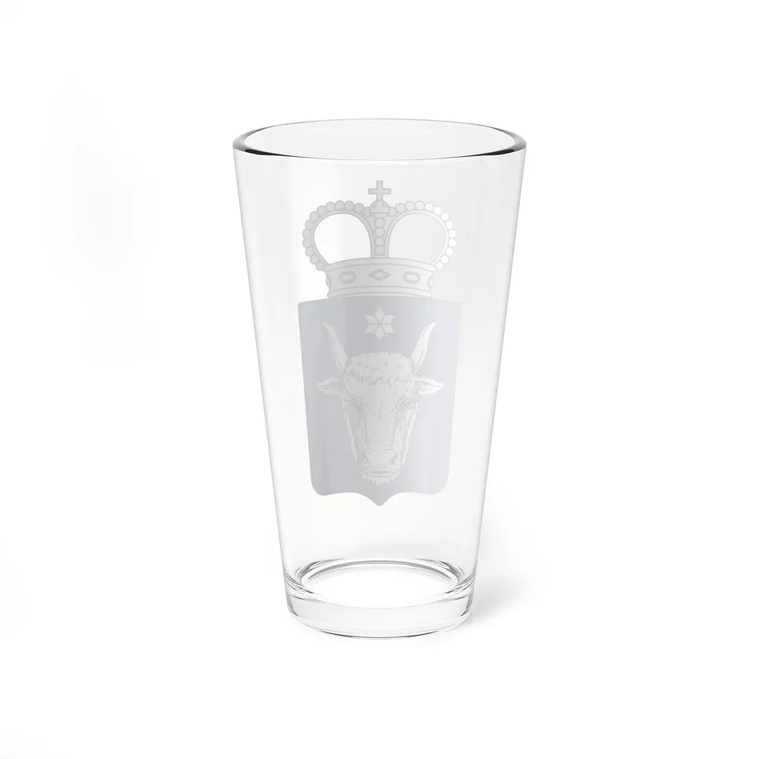 CoA from Flag of the Moldavian Army 1849 (Moldova) (Coat of Arms) Pint Glass 16oz - Go Mug Yourself