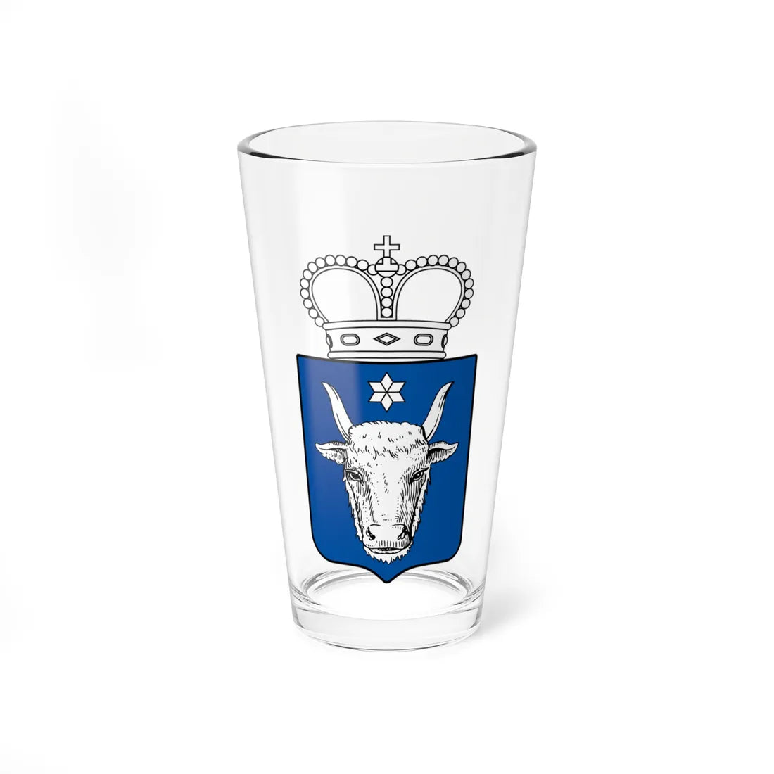 CoA from Flag of the Moldavian Army 1849 (Oman) (Coat of Arms) Pint Glass 16oz 16oz - Go Mug Yourself
