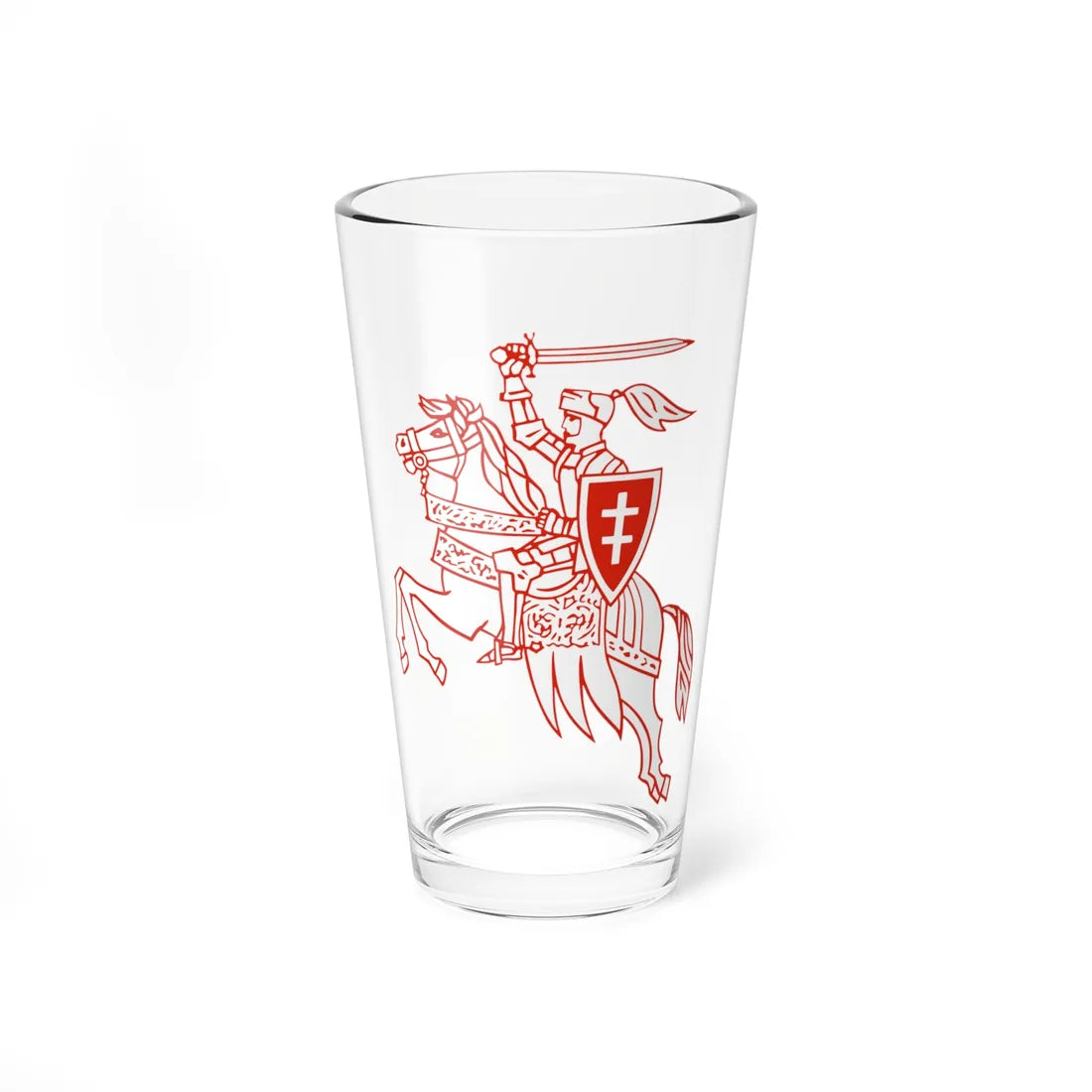 COA from Like Water Like Fire (Belarus) (Coat of Arms) Pint Glass 16oz 16oz - Go Mug Yourself