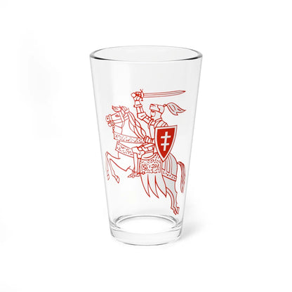 COA from Like Water Like Fire (Belarus) (Coat of Arms) Pint Glass 16oz 16oz - Go Mug Yourself