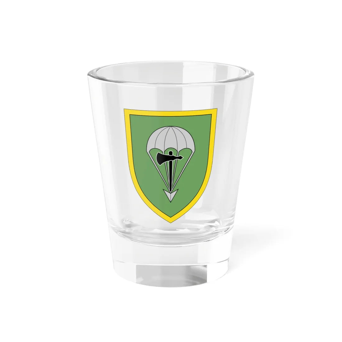 COA FschJgBtl 274 (Germany) (Coat of Arms) Shot Glass 1.5oz 1.5oz - Go Mug Yourself