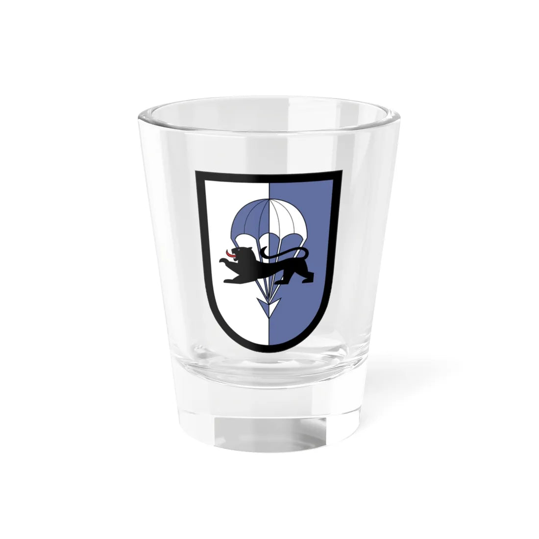 COA FschJgBtl 313 (Germany) (Coat of Arms) Shot Glass 1.5oz 1.5oz - Go Mug Yourself