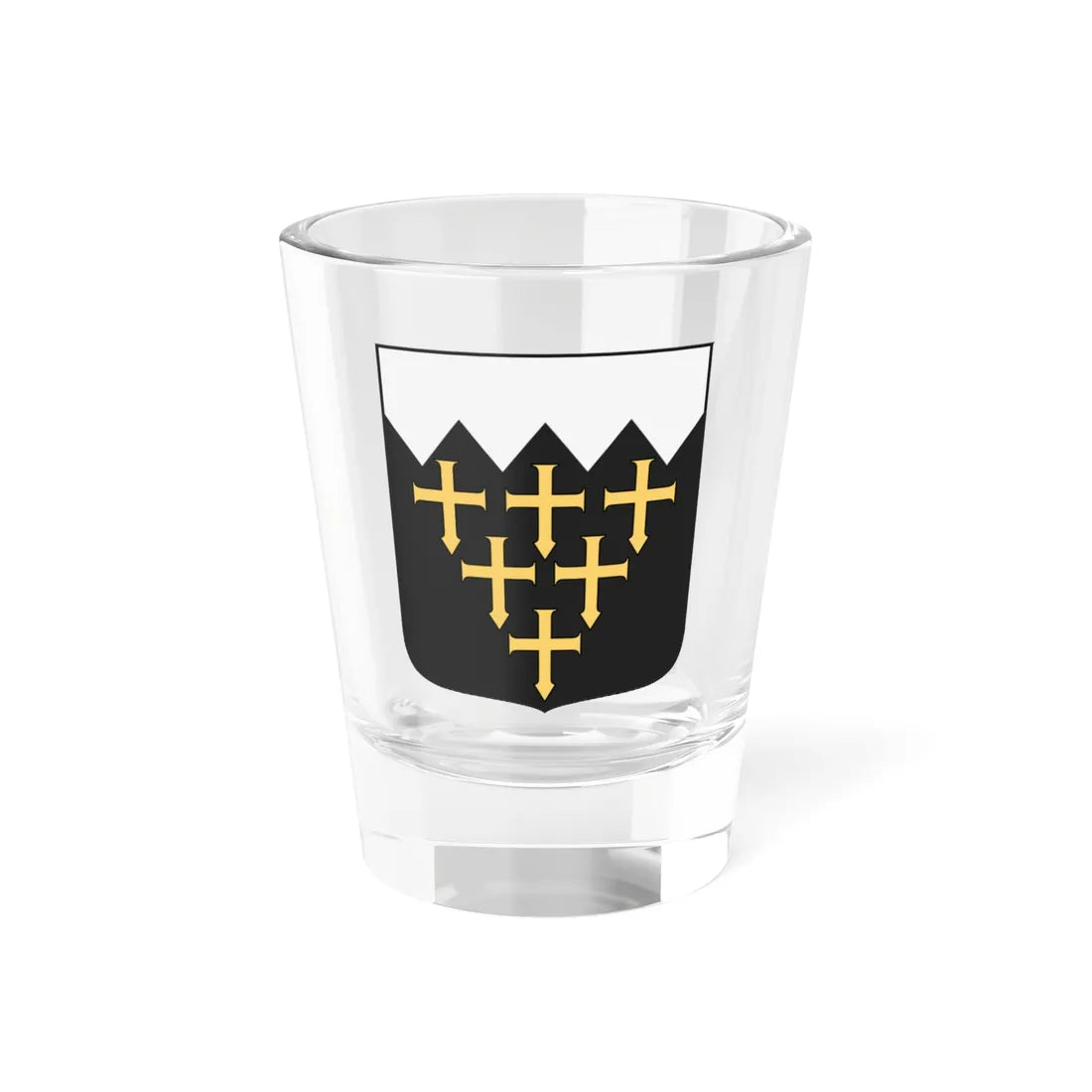 Coa Germany Family Hohenwissel Hermann de Hohenwissel (Germany) (Coat of Arms) Shot Glass 1.5oz 1.5oz - Go Mug Yourself