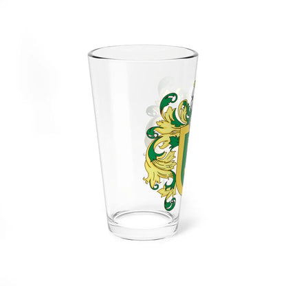 COA Gómez de Cervantes (Costa Rica) (Coat of Arms) Pint Glass 16oz - Go Mug Yourself