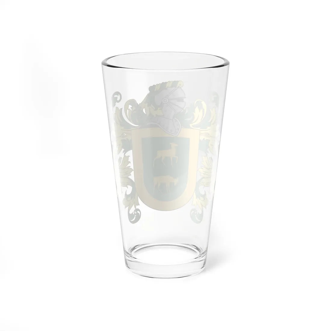 COA Gómez de Cervantes (Costa Rica) (Coat of Arms) Pint Glass 16oz - Go Mug Yourself