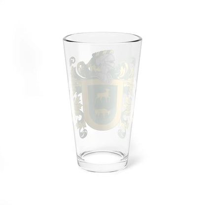 COA Gómez de Cervantes (Costa Rica) (Coat of Arms) Pint Glass 16oz - Go Mug Yourself
