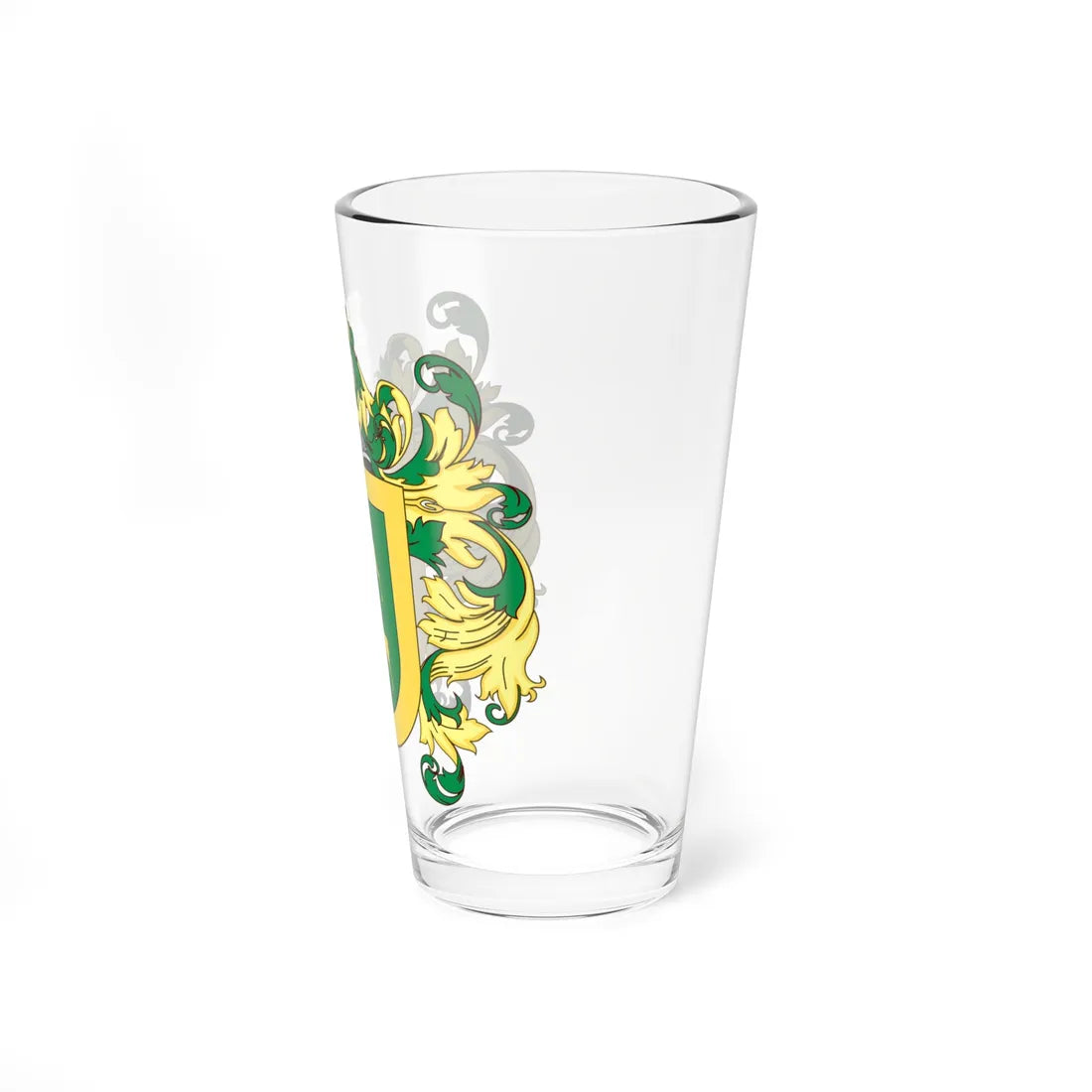 COA Gómez de Cervantes (Costa Rica) (Coat of Arms) Pint Glass 16oz - Go Mug Yourself