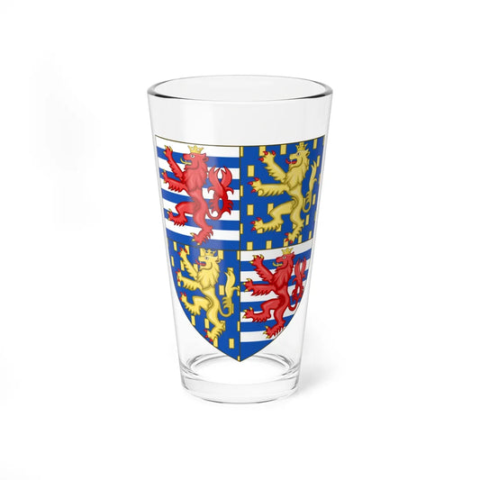 CoA Grand Duke of Luxembourg 2000- (Luxembourg) (Coat of Arms) Pint Glass 16oz 16oz - Go Mug Yourself
