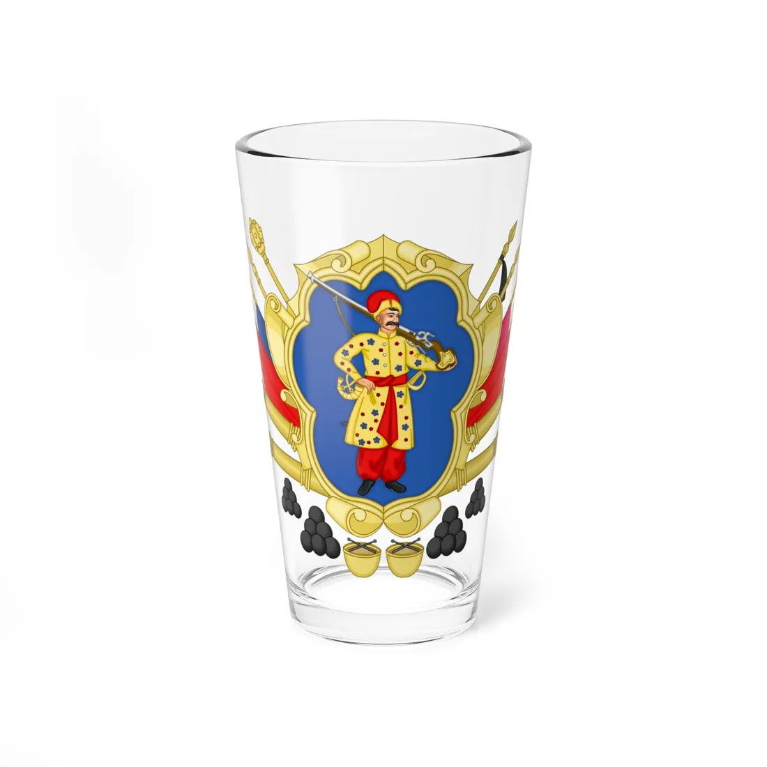 CoA Hetmanate (Ukraine) (Coat of Arms) Pint Glass 16oz 16oz - Go Mug Yourself