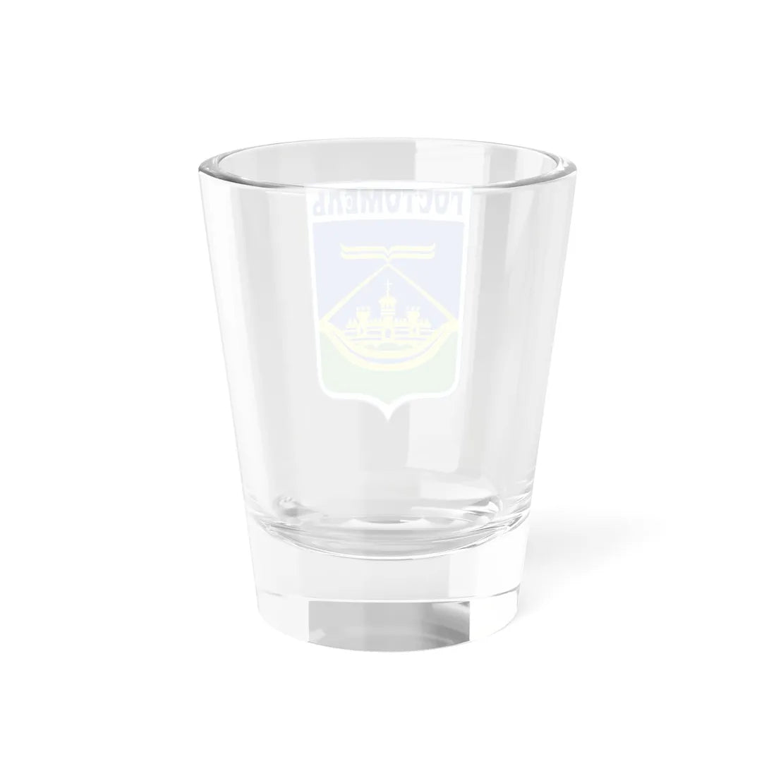 COA Hostomel Kyivska Ukraine (Ukraine) (Coat of Arms) Shot Glass 1.5oz - Go Mug Yourself