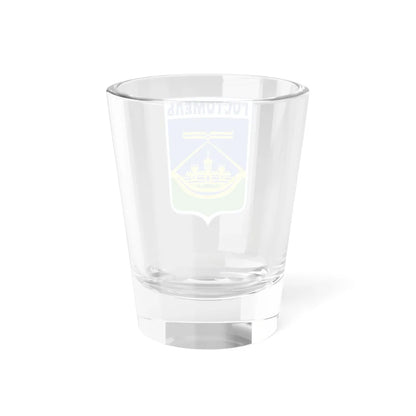 COA Hostomel Kyivska Ukraine (Ukraine) (Coat of Arms) Shot Glass 1.5oz - Go Mug Yourself