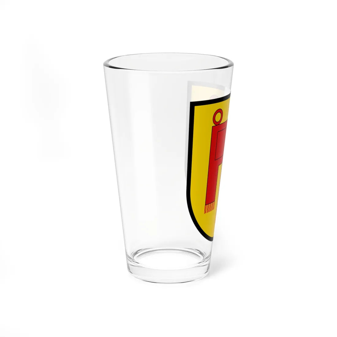 Coa House of Tuebingen framed (Germany) (Coat of Arms) Pint Glass 16oz - Go Mug Yourself