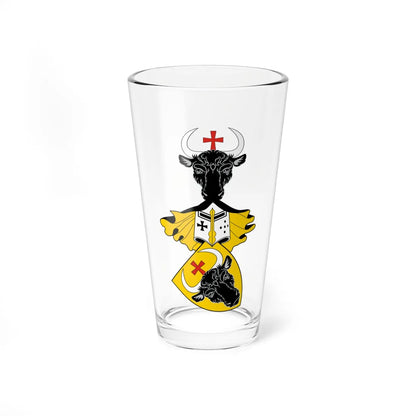 Coa Hungary Clan Buzád-Hahót (Hungary) (Coat of Arms) Pint Glass 16oz 16oz - Go Mug Yourself