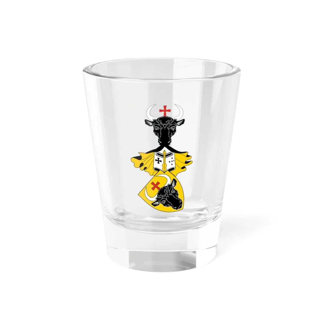 Coa Hungary Clan Buzád-Hahót (Hungary) (Coat of Arms) Shot Glass 1.5oz 1.5oz - Go Mug Yourself