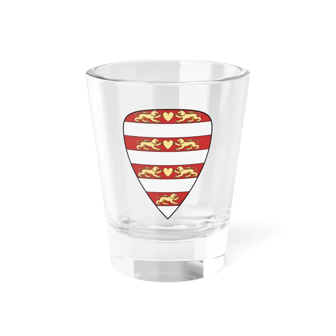 Coa Hungary Country History Andrew II 1205-1235 (Hungary) (Coat of Arms) Shot Glass 1.5oz 1.5oz - Go Mug Yourself