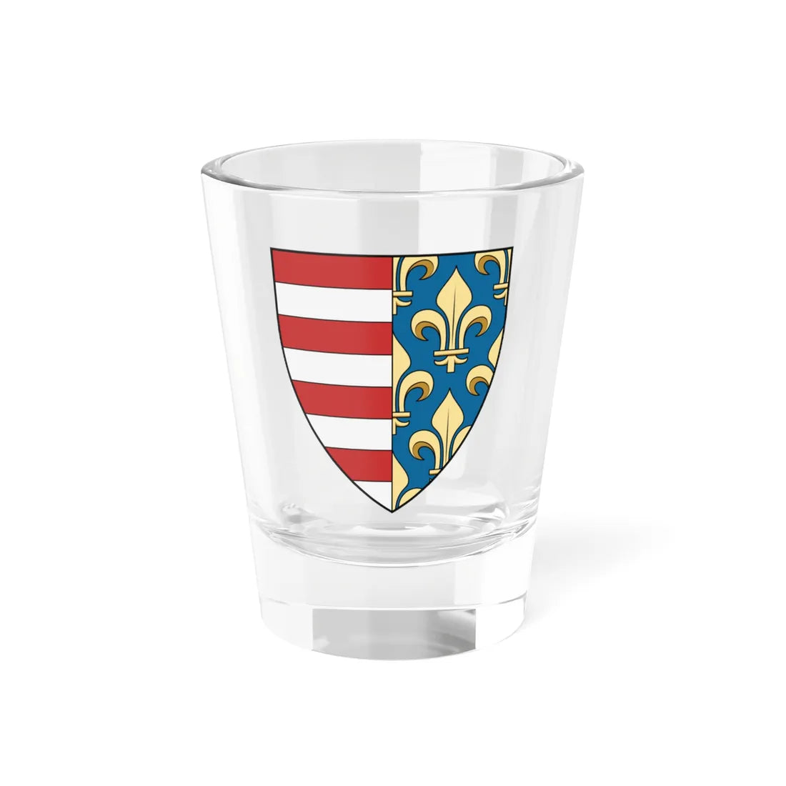 Coa Hungary Country History Charles I 1310-1342 (Hungary) (Coat of Arms) Shot Glass 1.5oz 1.5oz - Go Mug Yourself