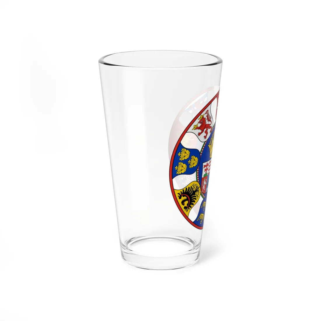 Coa Hungary Country History Mathias Corvinus 1458-1490 big (Czech Republic) (Coat of Arms) Pint Glass 16oz - Go Mug Yourself