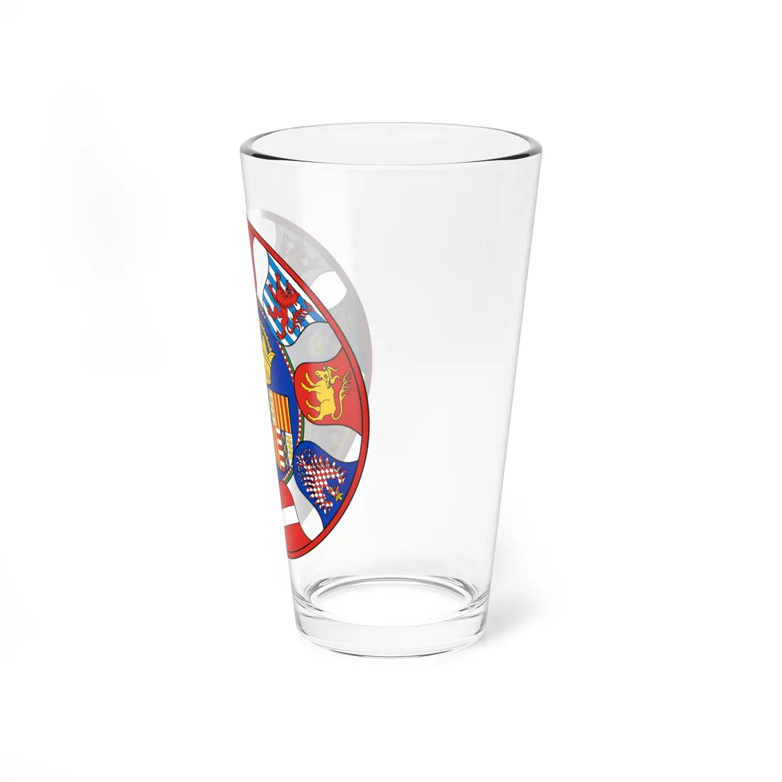 Coa Hungary Country History Mathias Corvinus 1458-1490 big (Czech Republic) (Coat of Arms) Pint Glass 16oz - Go Mug Yourself