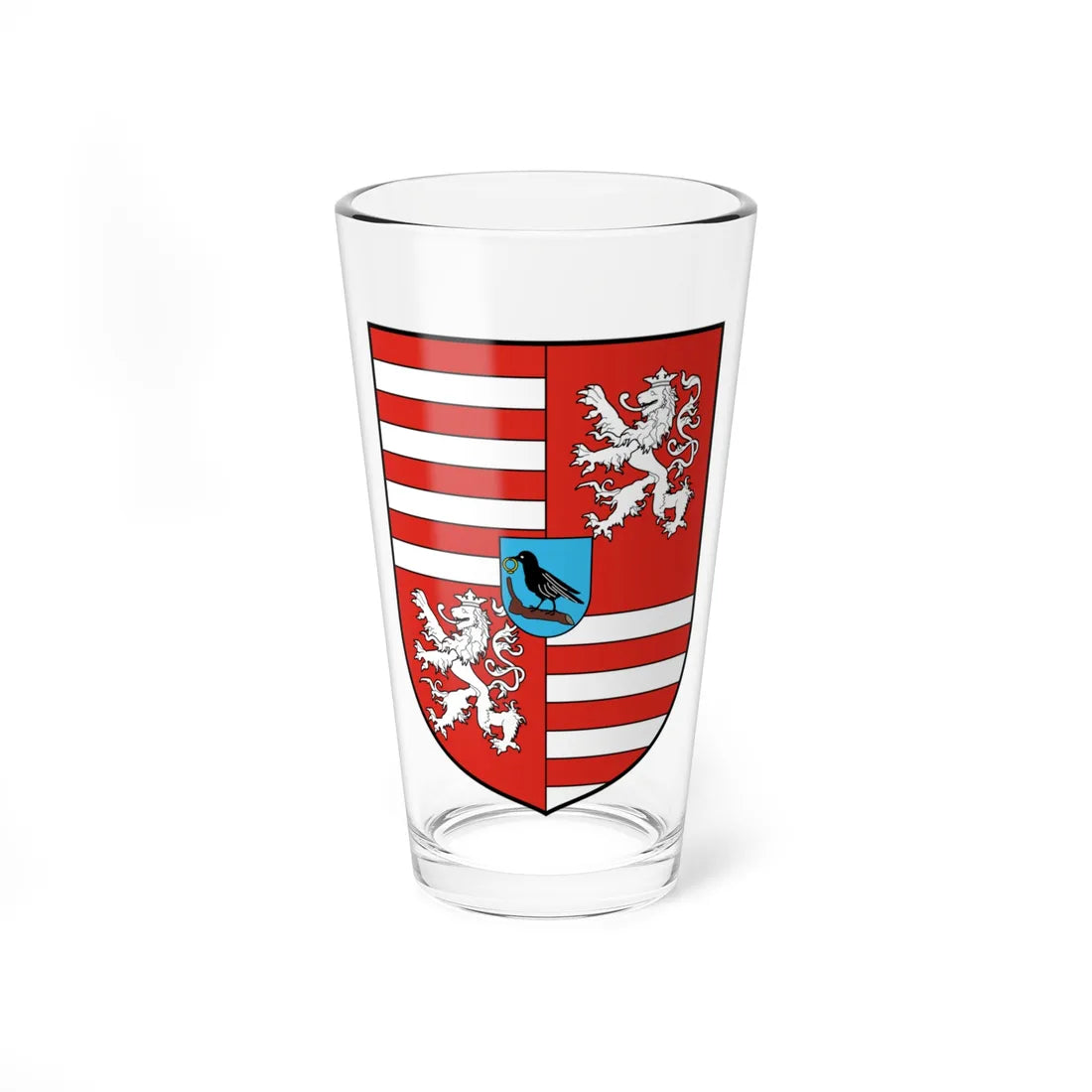 Coa Hungary Country History Mathias Corvinus 21458-1490 (Czech Republic) (Coat of Arms) Pint Glass 16oz 16oz - Go Mug Yourself
