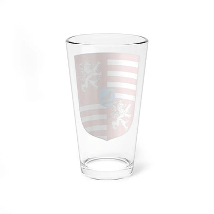 Coa Hungary Country History Mathias Corvinus 21458-1490 (Czech Republic) (Coat of Arms) Pint Glass 16oz - Go Mug Yourself