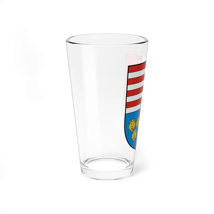 Coa Hungary Country History Mathias Corvinus mid 11458-1490 (Czech Republic) (Coat of Arms) Pint Glass 16oz - Go Mug Yourself