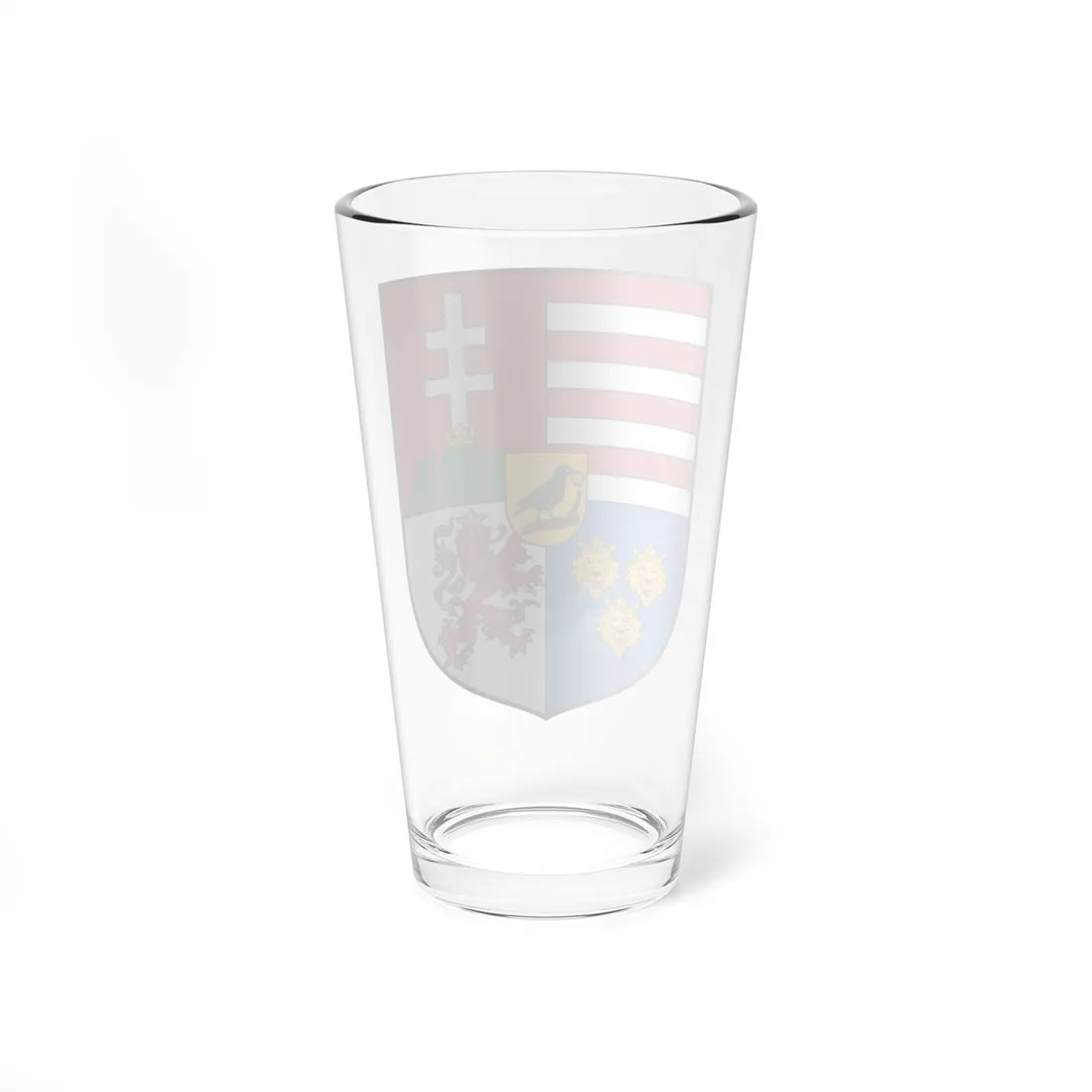 Coa Hungary Country History Mathias Corvinus mid 11458-1490 (Czech Republic) (Coat of Arms) Pint Glass 16oz - Go Mug Yourself