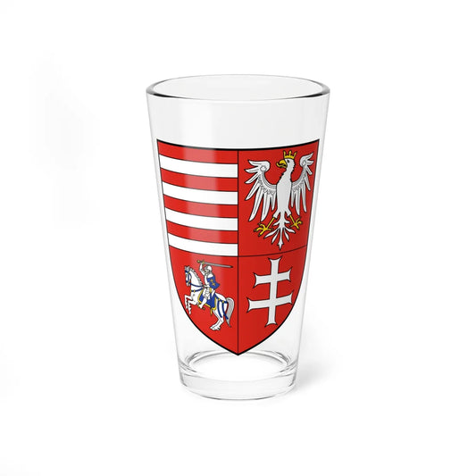Coa Hungary Country History Vladislaus I 1440-1444 (Lithuania) (Coat of Arms) Pint Glass 16oz 16oz - Go Mug Yourself
