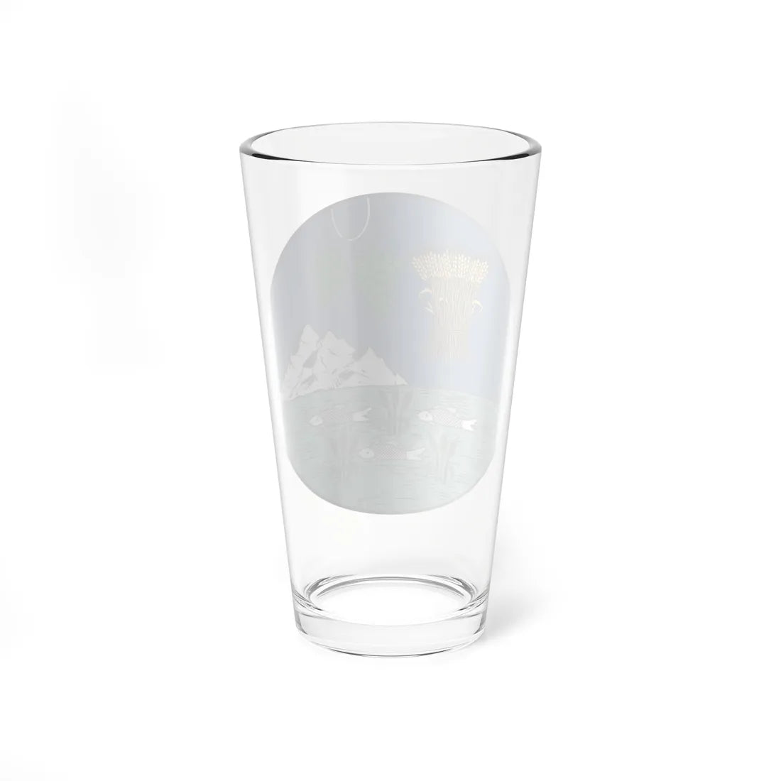 Coa Hungary County Bihar v2 (Hungary) (Coat of Arms) Pint Glass 16oz - Go Mug Yourself