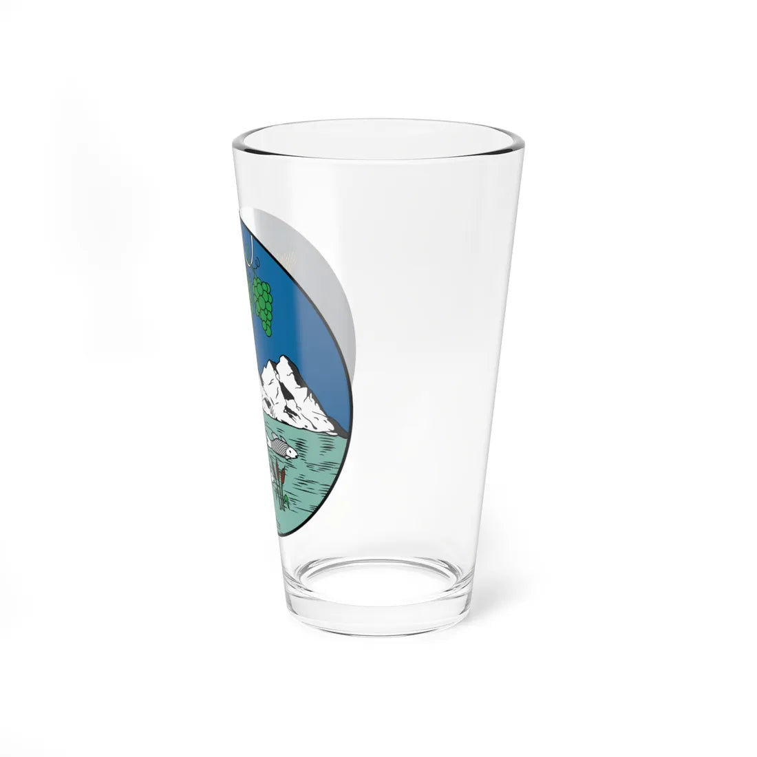 Coa Hungary County Bihar v2 (Hungary) (Coat of Arms) Pint Glass 16oz - Go Mug Yourself