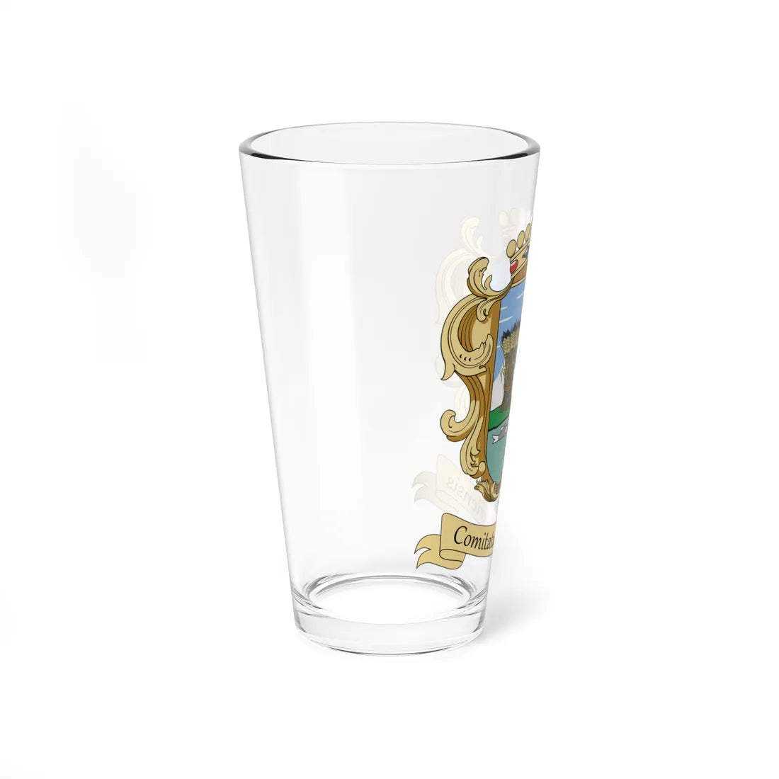 Coa Hungary County Bihar v3 (Hungary) (Coat of Arms) Pint Glass 16oz - Go Mug Yourself