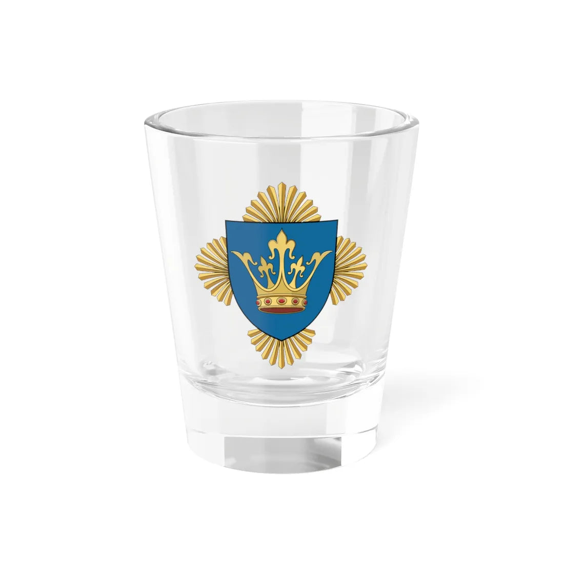 Coa Hungary County Brassó history (Hungary) (Coat of Arms) Shot Glass 1.5oz 1.5oz - Go Mug Yourself